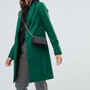 NEW WITH TAGS Tailored Green Coat